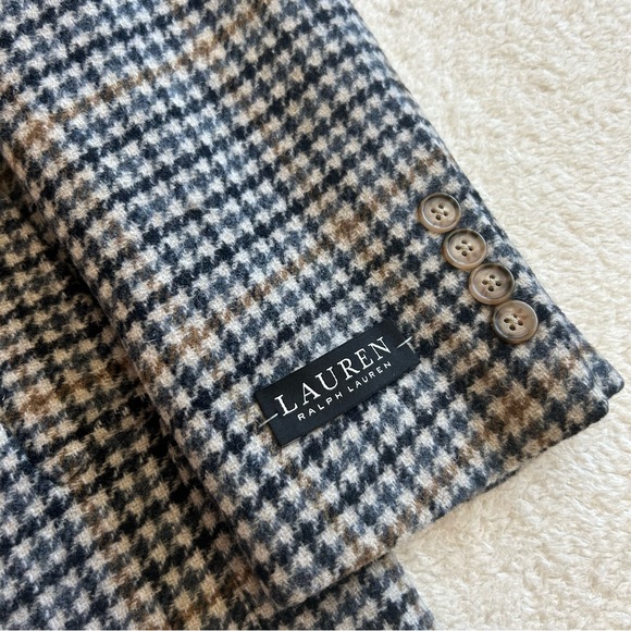 NWT LAUREN RALPH LAUREN Men’s Luther Luxury Blend Overcoat Blue Earth 36R - Picture 6 of 12